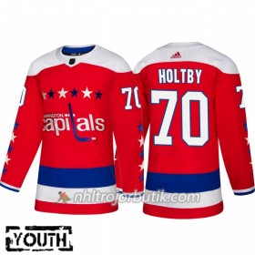 Barn Ishockey Washington Capitals Tröja Braden Holtby 70 Alternate Adidas 2018-19 Authentic
